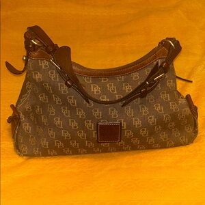 Dooney & Bourke Brown Monogram Bag